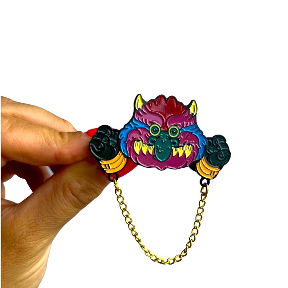 My Pet Monster Enamel Pin - Picture 2 of 2